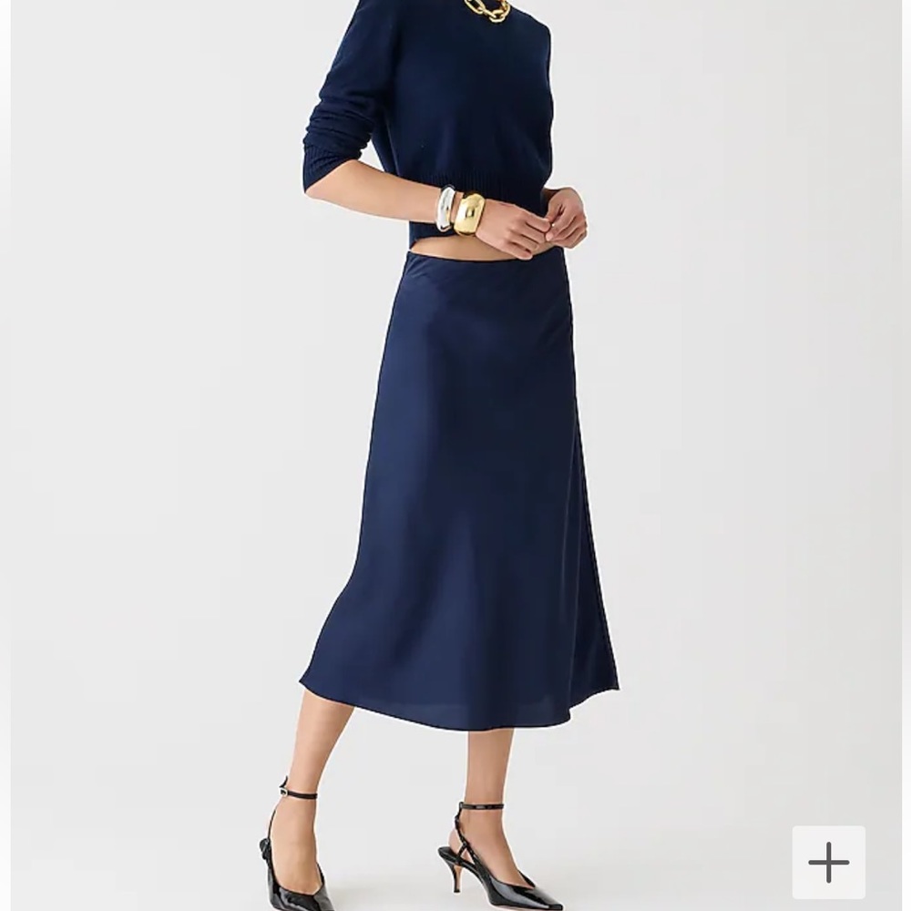 J.Crew Gwyneth Slip Skirt